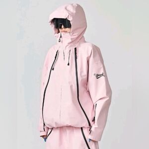 Doorek EP Series 3L Ski Jacket Pink Waterproof 20000 Breathable Size Small